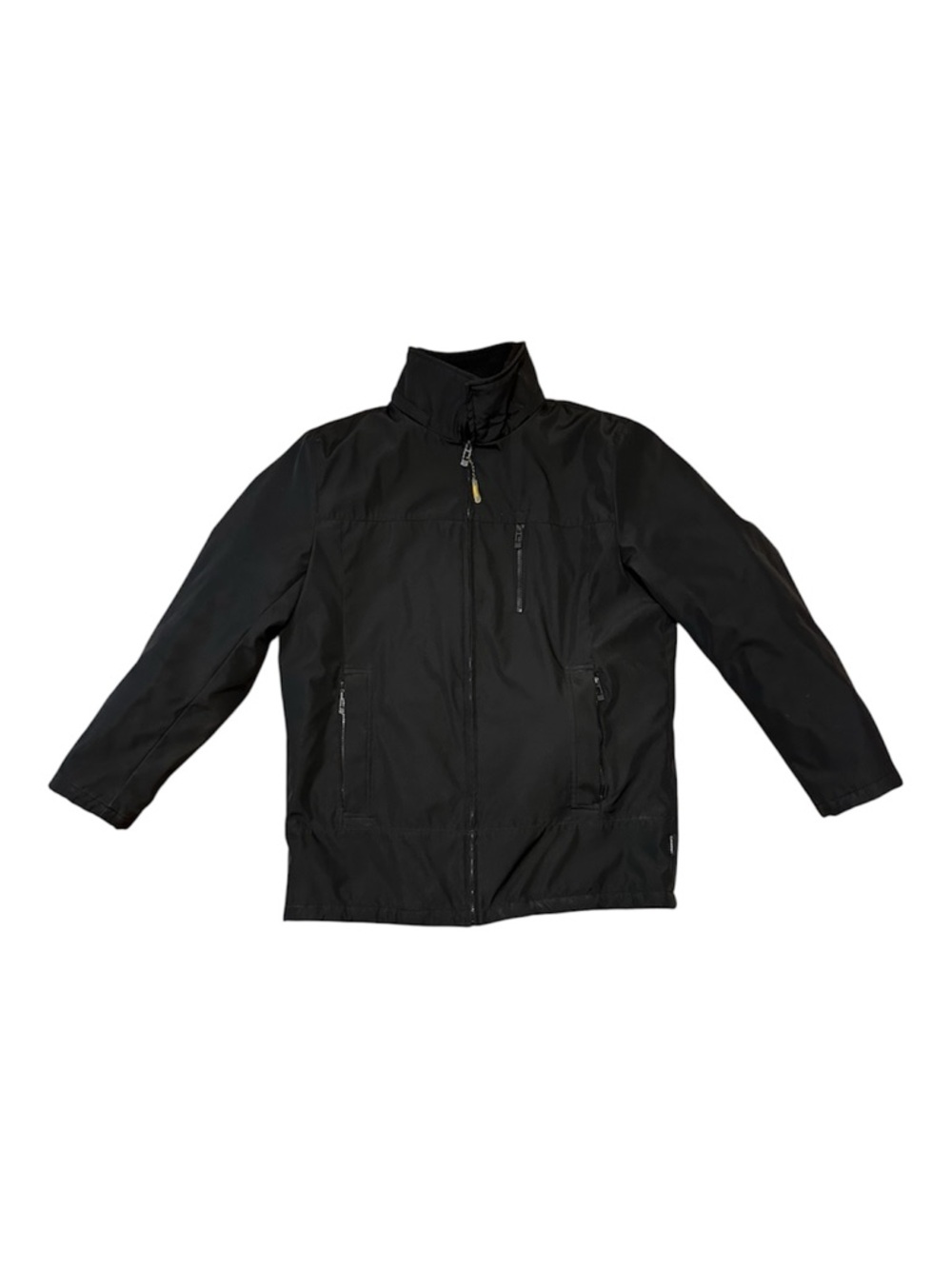 Calvin Klein Black Men's Lightweight Zip-Up Performance Jacket